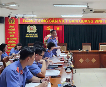 Viện KSND quận Hai Bà Trưng trực tiếp kiểm sát việc tiếp nhận, giải quyết tố...